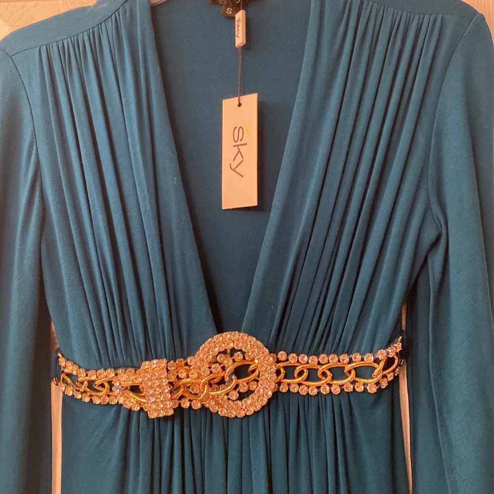 NWT SKY dress with jeweled belt attached. Great for you or a ๐ gift! - Picture 2 of 8